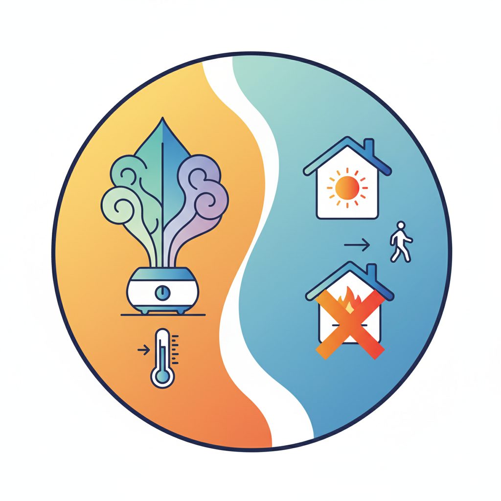 난방비 10만원 아끼는 가습기 효과와 외출모드 주의점