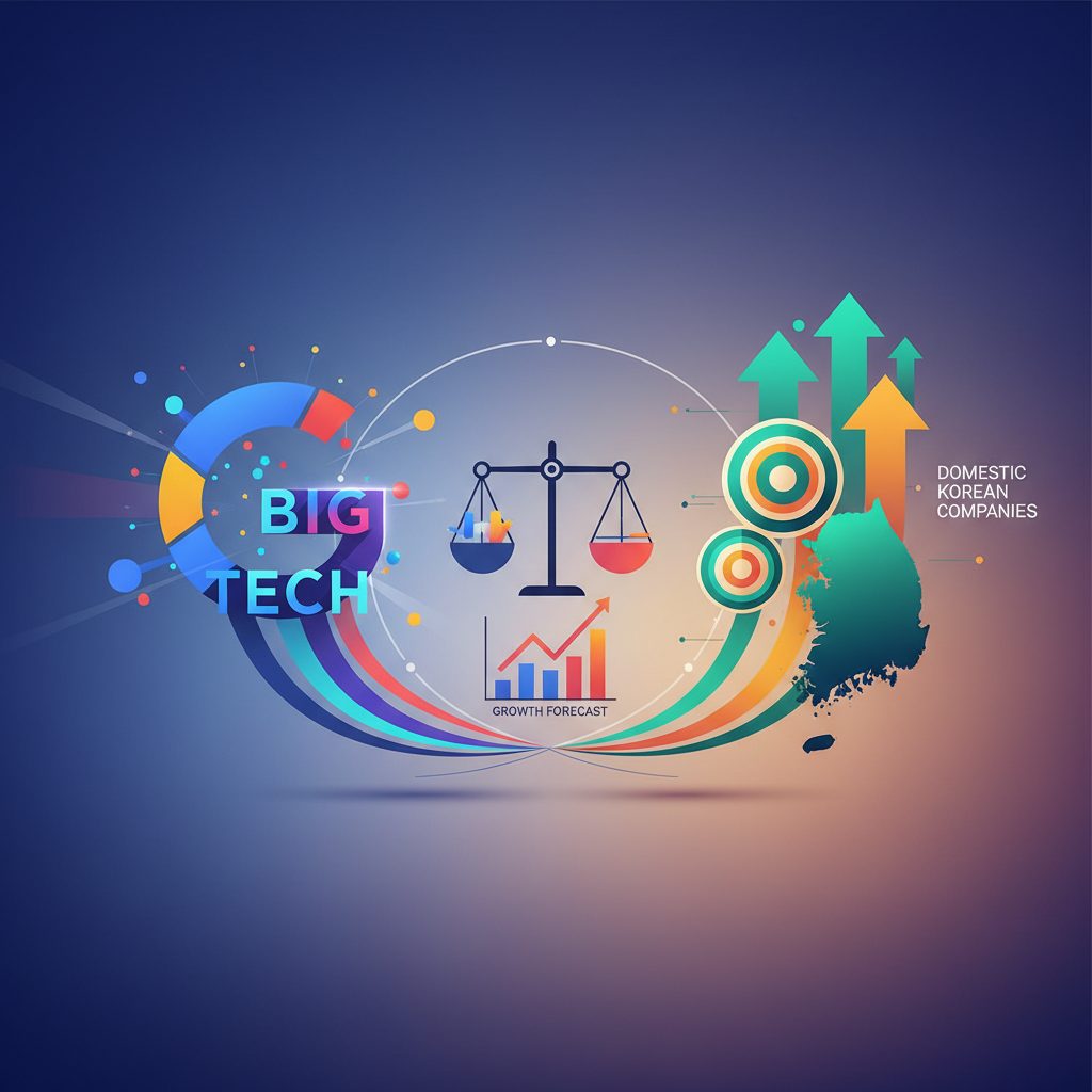 향후 구글 및 미국 빅테크 전망과 국내 기업의 경쟁력 비교 분석