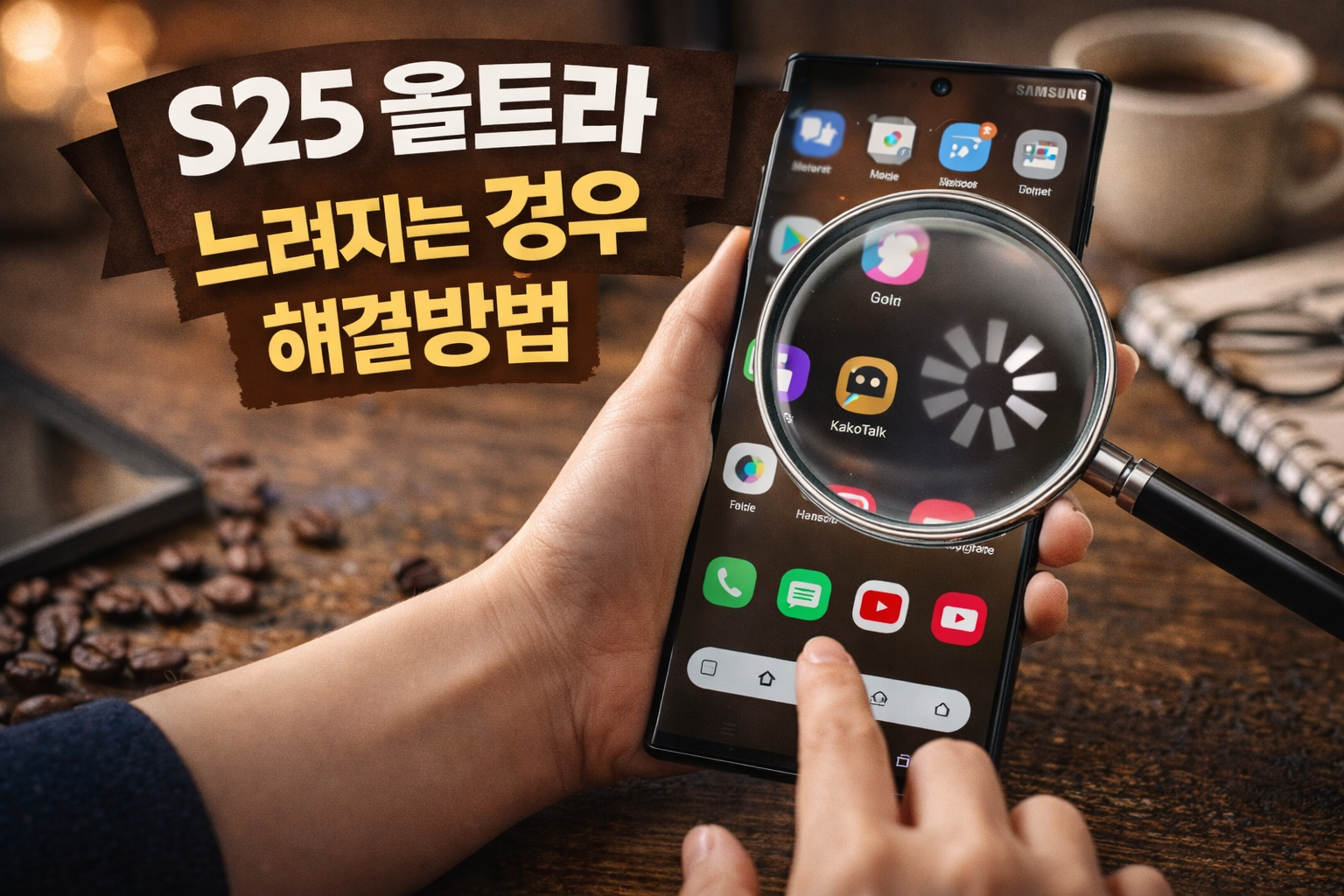 Image guide on how to fix S25 Ultra slowdown