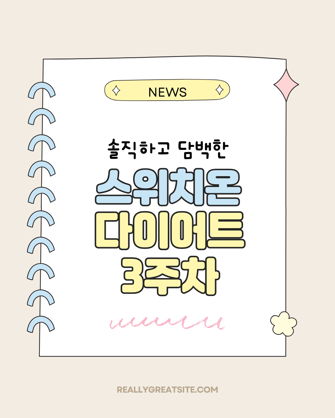 Diet Switch On Minggu ke-3