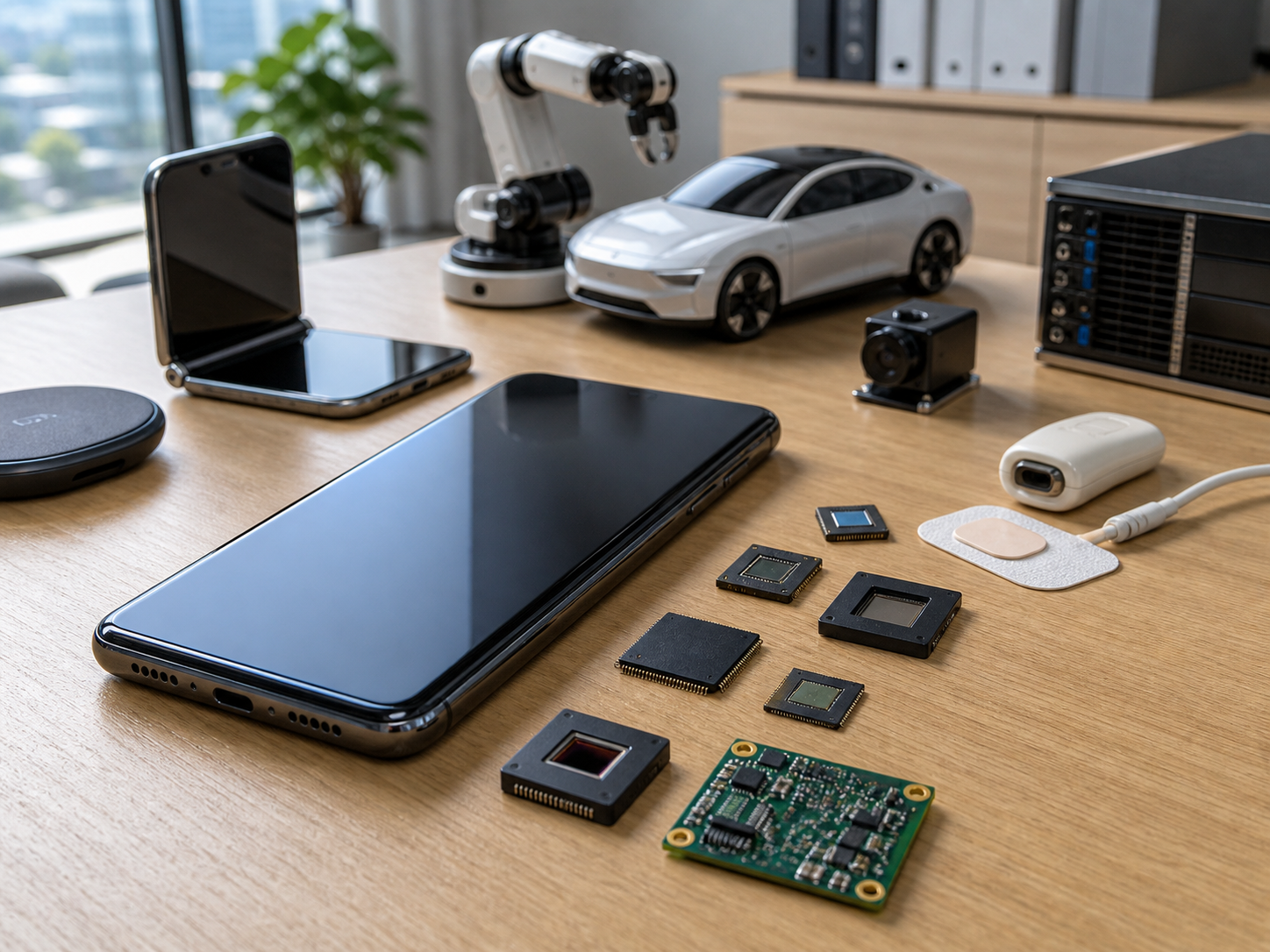 Pendapatan Hatchtech di bidang perangkat seluler berpusat pada sensor geomagnetik dan magnetik digital, serta keunggulan bisnis robot dan otomotif baru.