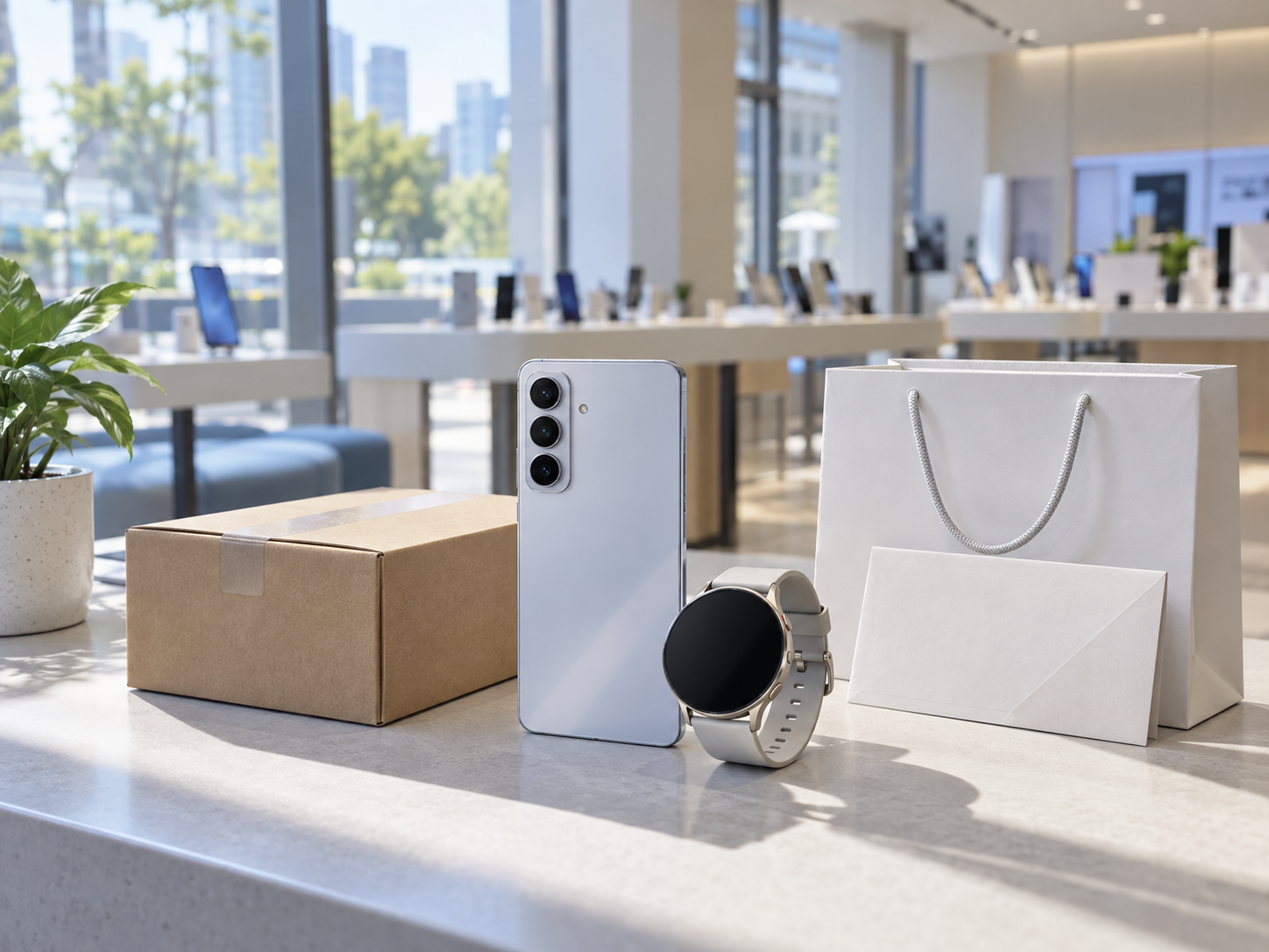 Image providing information on KT's maximum 32% rate discount, Apple Watch subsidies, and launch date delivery benefits