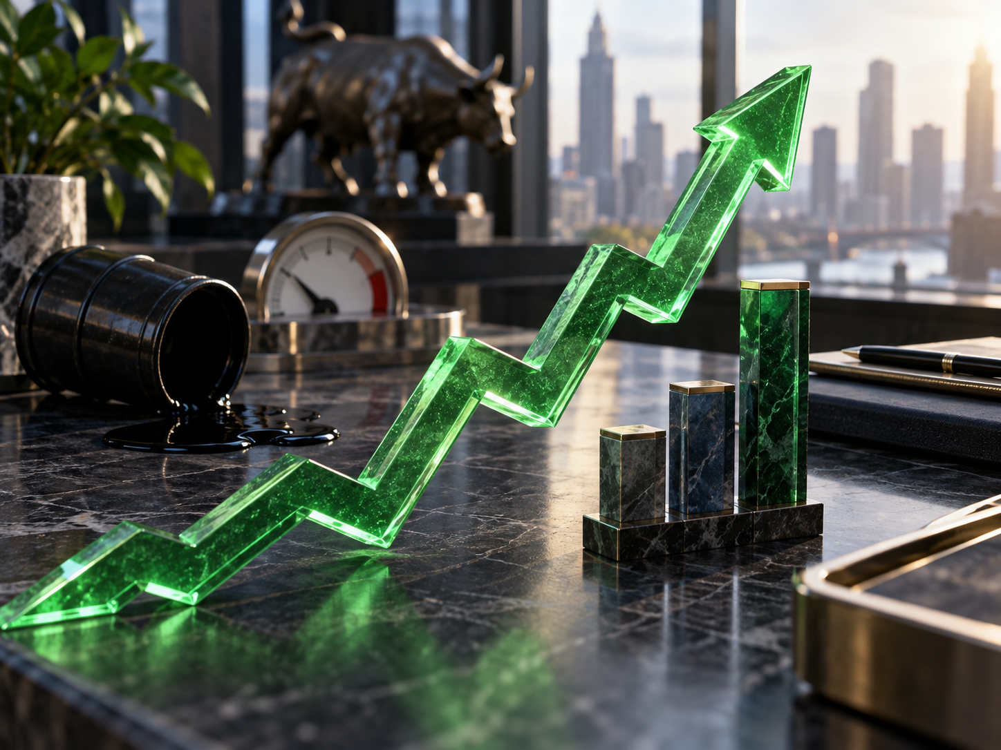 Major U.S. stock indices, including the Dow Jones 30, S&P 500, and Nasdaq, rising in unison on September 11, 2026