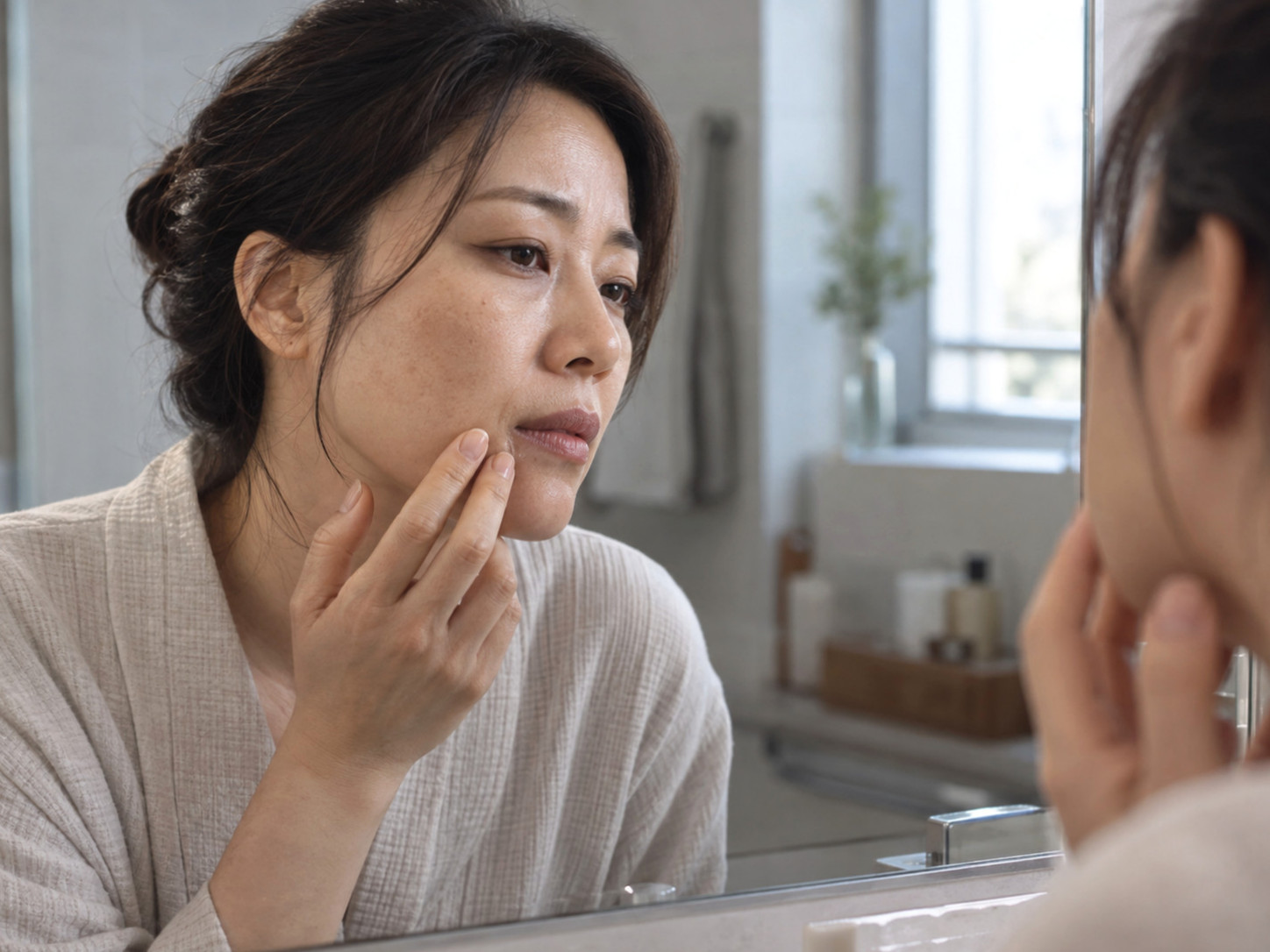 흡연으로 나타날 수 있는 입안 색소 침착과 칙칙한 피부, 미각 저하, 입가 주름