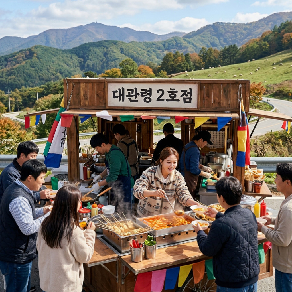 Netflix综艺节目《大焕庄庄》第二季发布宣传图，背景设定在冬季的大关岭。
