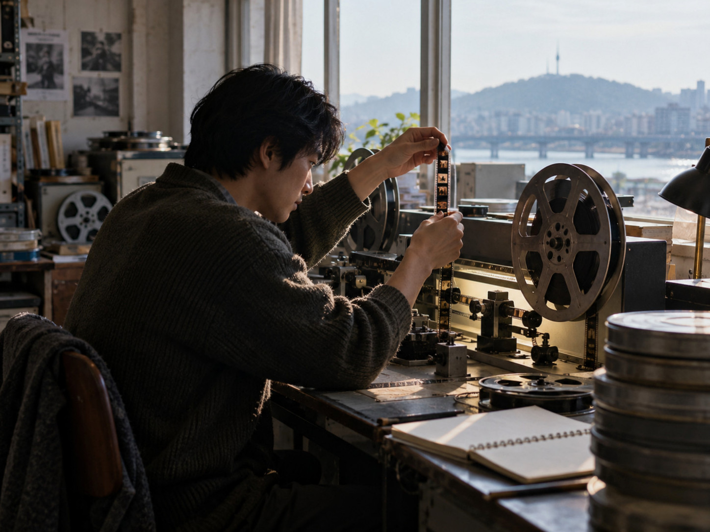 서울대 국문학과 졸업 후 영화와 문화운동에 참여했던 강헌 평론가의 젊은 시절 이미지