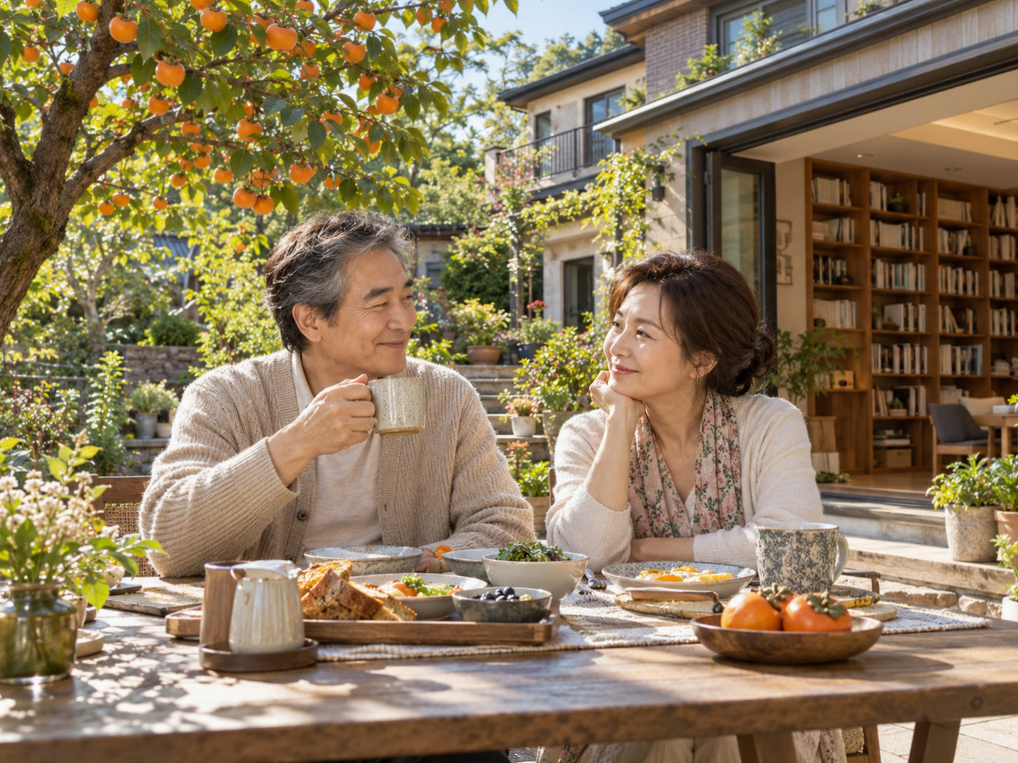 식물과 테라스가 있는 강신일 오수미 부부의 2층 단독주택 내부 공개 모습
