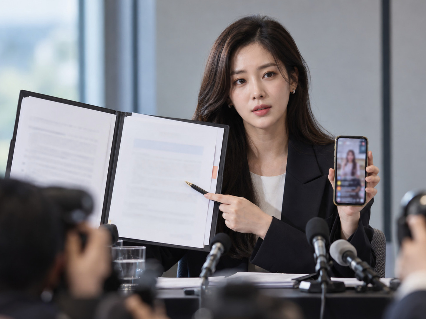해명 글에 담긴 날짜, 주체, 근거를 꼼꼼히 확인하는 모습을 보여주는 이미지